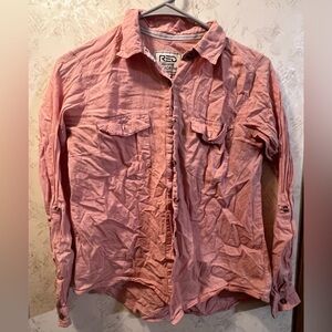 RED Button Up